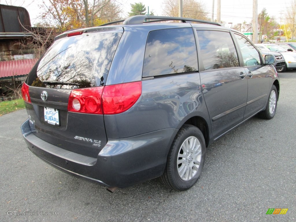 2009 Sienna XLE AWD - Slate Metallic / Stone photo #6
