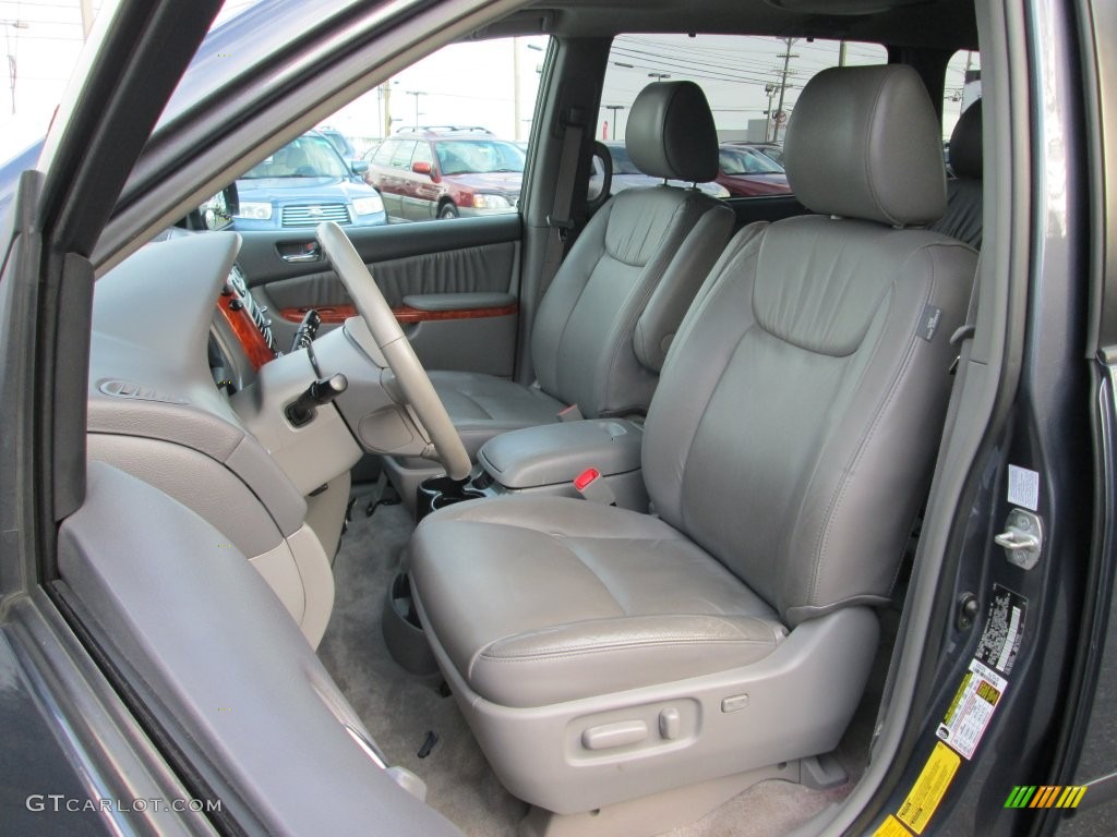 2009 Sienna XLE AWD - Slate Metallic / Stone photo #15