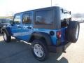 2016 Hydro Blue Pearl Jeep Wrangler Unlimited Sport 4x4  photo #4