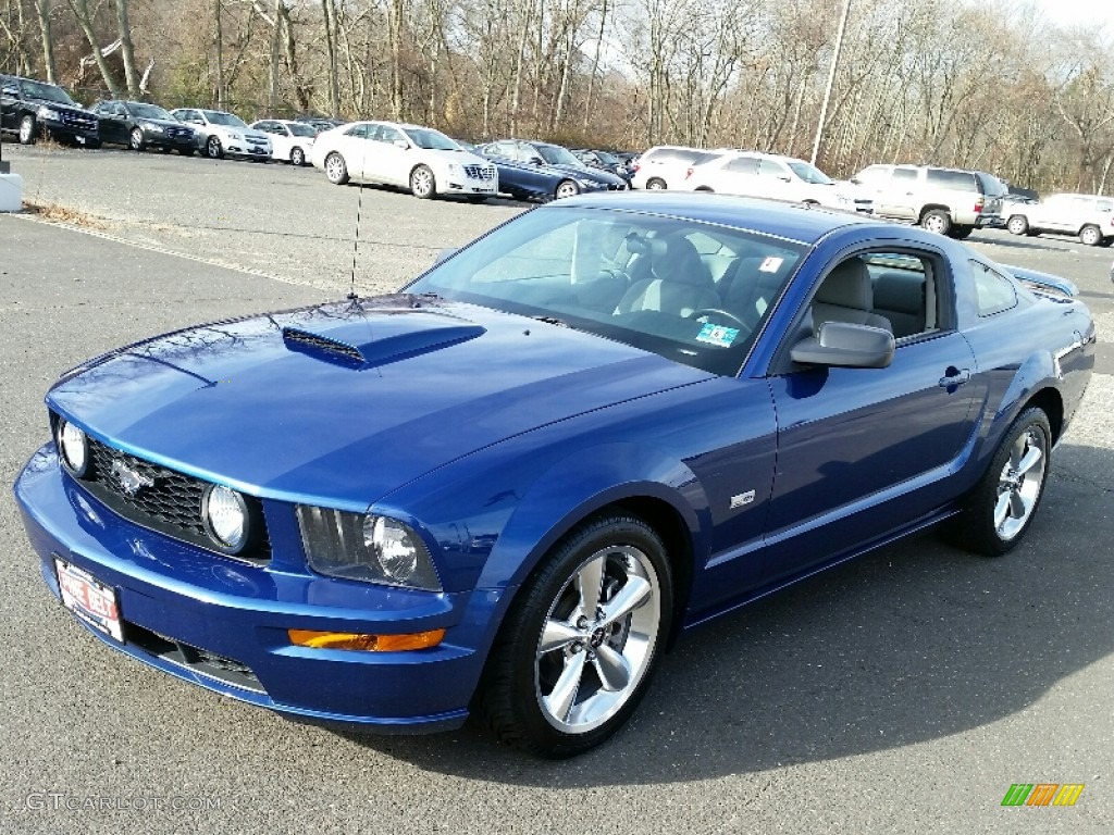 2006 Mustang V6 Premium Coupe - Vista Blue Metallic / Light Graphite photo #3