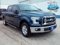 2015 Blue Jeans Metallic Ford F150 XLT SuperCrew  photo #1