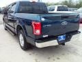 2015 Blue Jeans Metallic Ford F150 XLT SuperCrew  photo #9