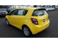 2016 Bright Yellow Chevrolet Sonic LT Hatchback  photo #4