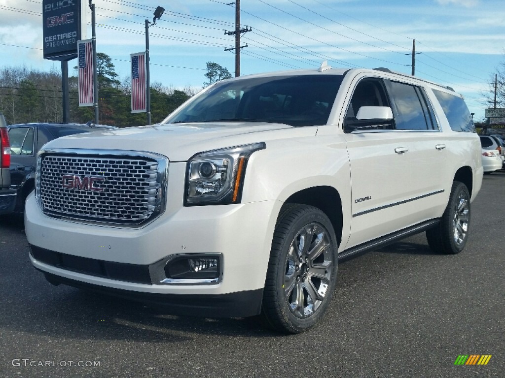 2016 White Frost Tricoat GMC Yukon XL Denali 4WD 109007435 GTCarLot