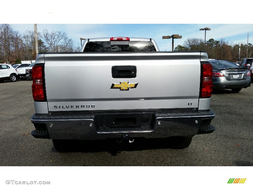 2016 Silverado 1500 LT Double Cab - Silver Ice Metallic / Jet Black photo #5