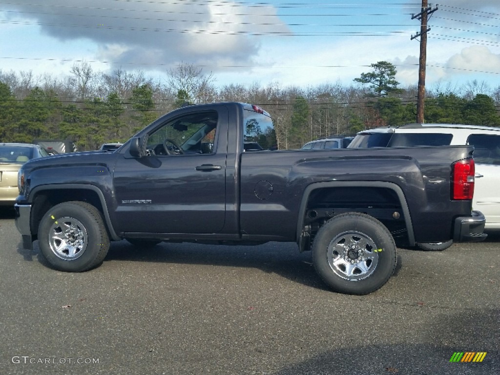 2016 Sierra 1500 Regular Cab - Iridium Metallic / Dark Ash/Jet Black photo #3