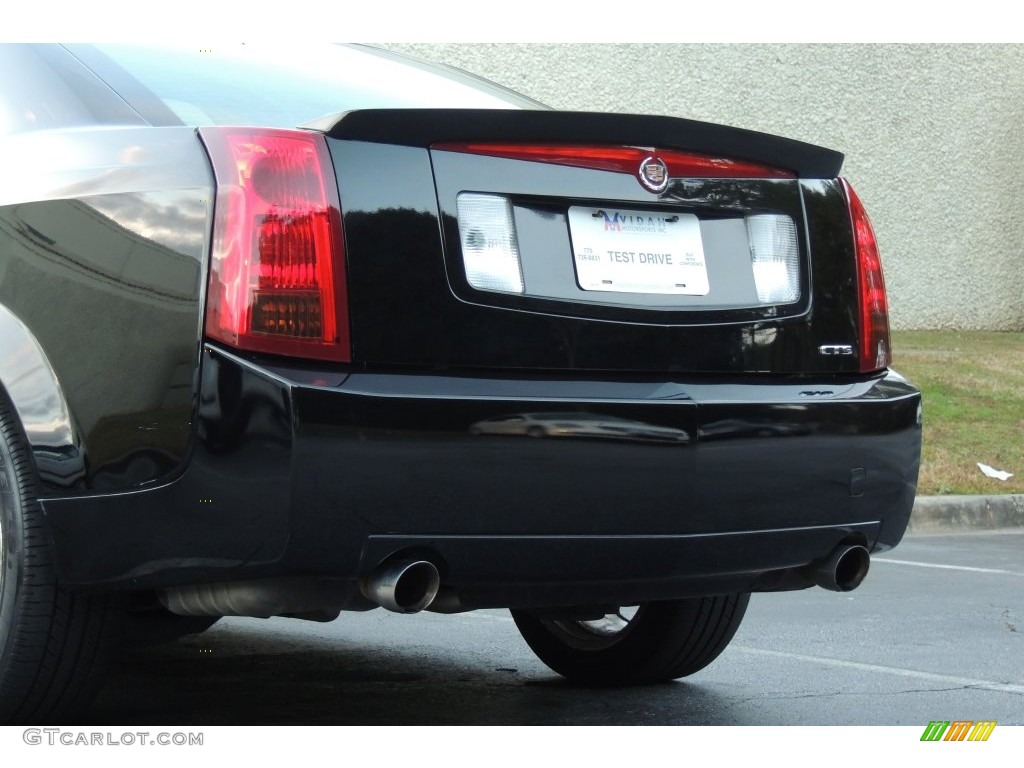 2007 CTS Sport Sedan - Black Raven / Cashmere photo #42