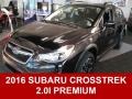 2016 Crystal Black Silica Subaru Crosstrek 2.0i Premium  photo #1