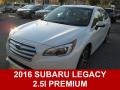2016 Crystal White Pearl Subaru Legacy 2.5i Limited  photo #1