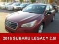 Venetian Red Pearl 2016 Subaru Legacy 2.5i