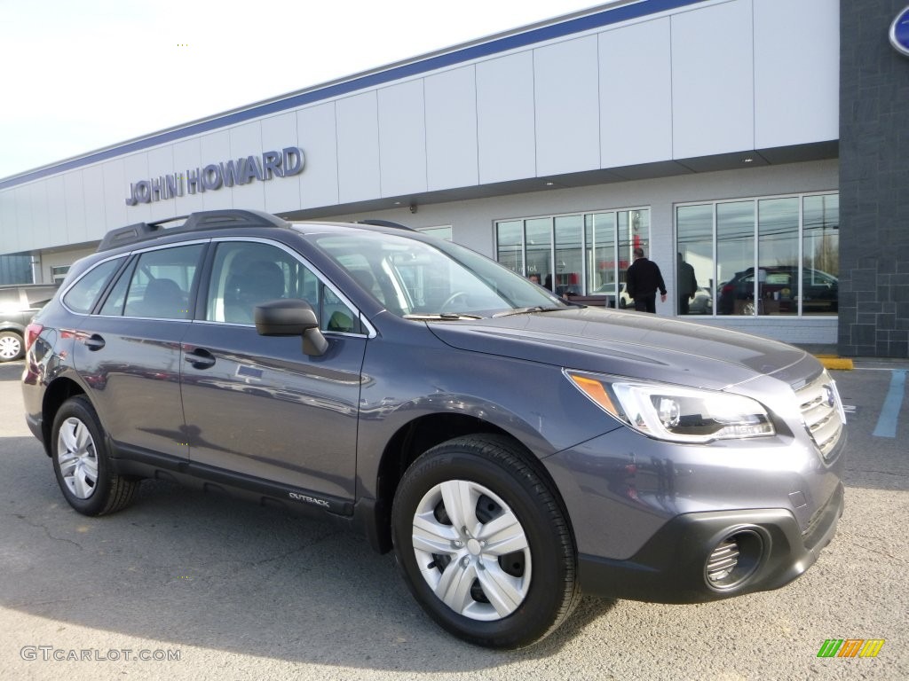 2016 Outback 2.5i - Carbide Gray Metallic / Slate Black photo #1