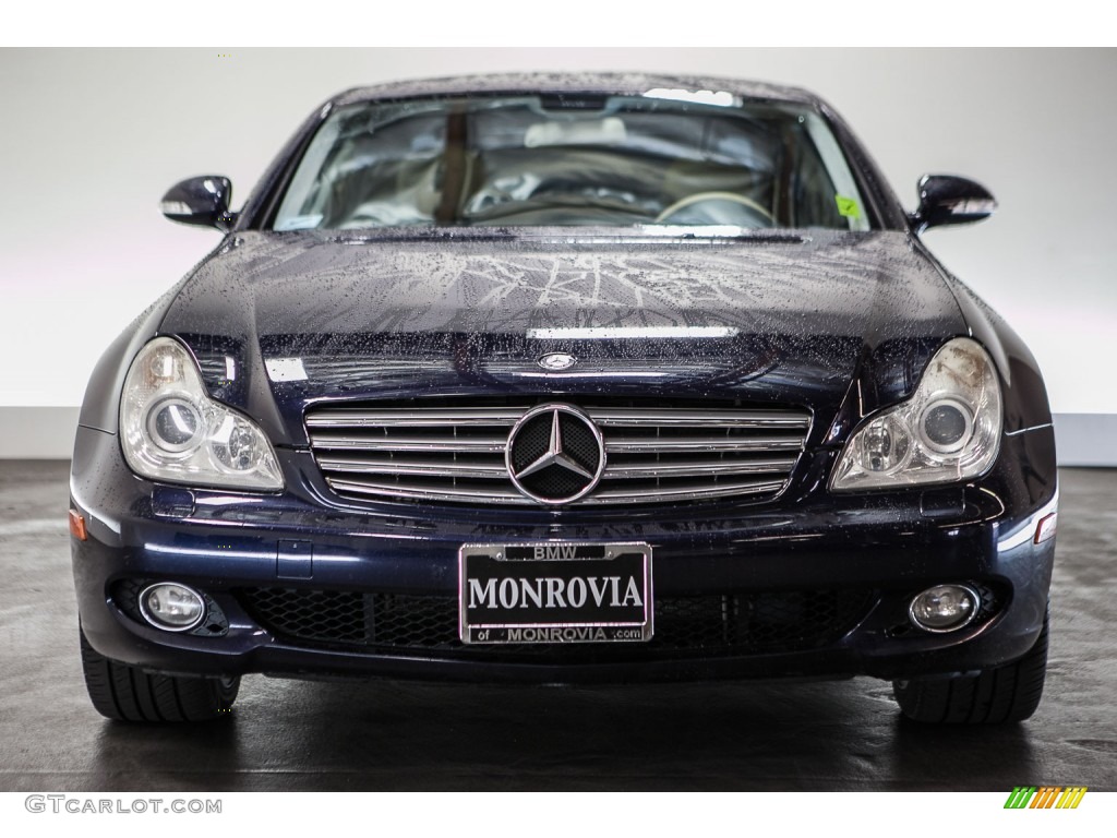 2006 CLS 500 - Capri Blue Metallic / Cashmere Beige photo #2