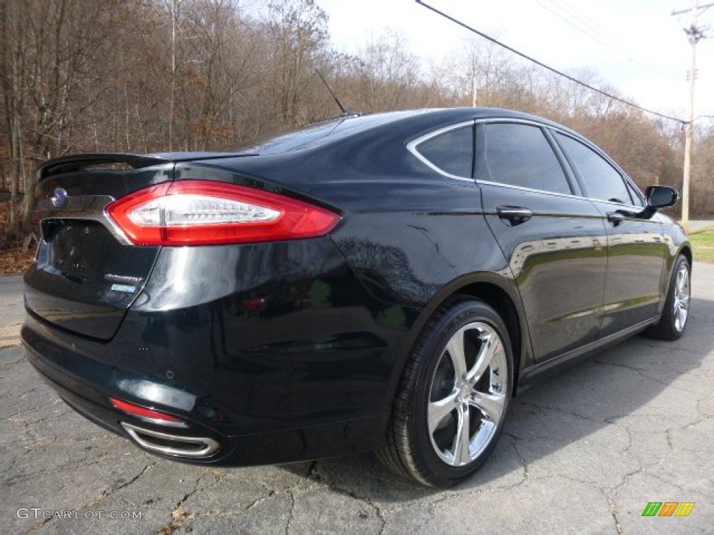 2014 Fusion Titanium AWD - Dark Side / Charcoal Black photo #2