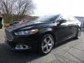 2014 Dark Side Ford Fusion Titanium AWD  photo #6