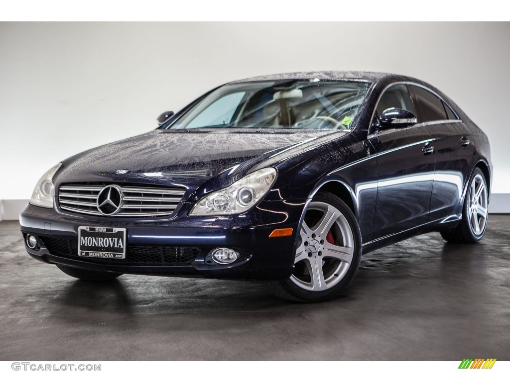 2006 CLS 500 - Capri Blue Metallic / Cashmere Beige photo #13