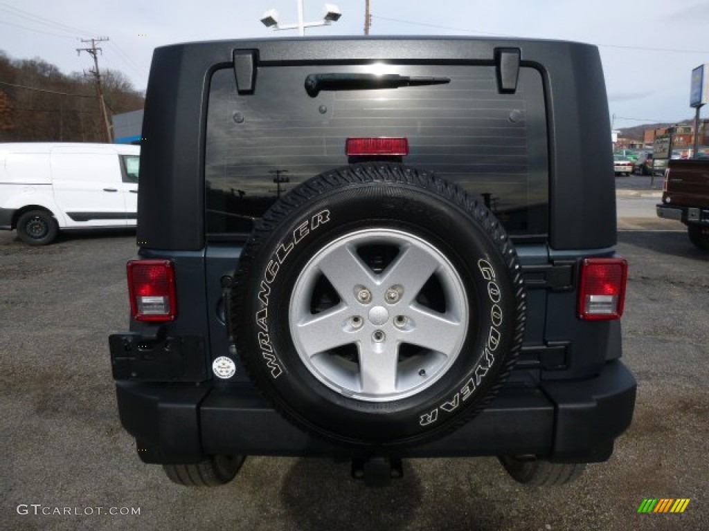 2007 Wrangler X 4x4 - Steel Blue Metallic / Dark Slate Gray/Medium Slate Gray photo #4