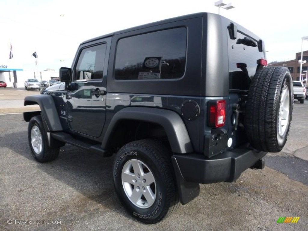 2007 Wrangler X 4x4 - Steel Blue Metallic / Dark Slate Gray/Medium Slate Gray photo #7