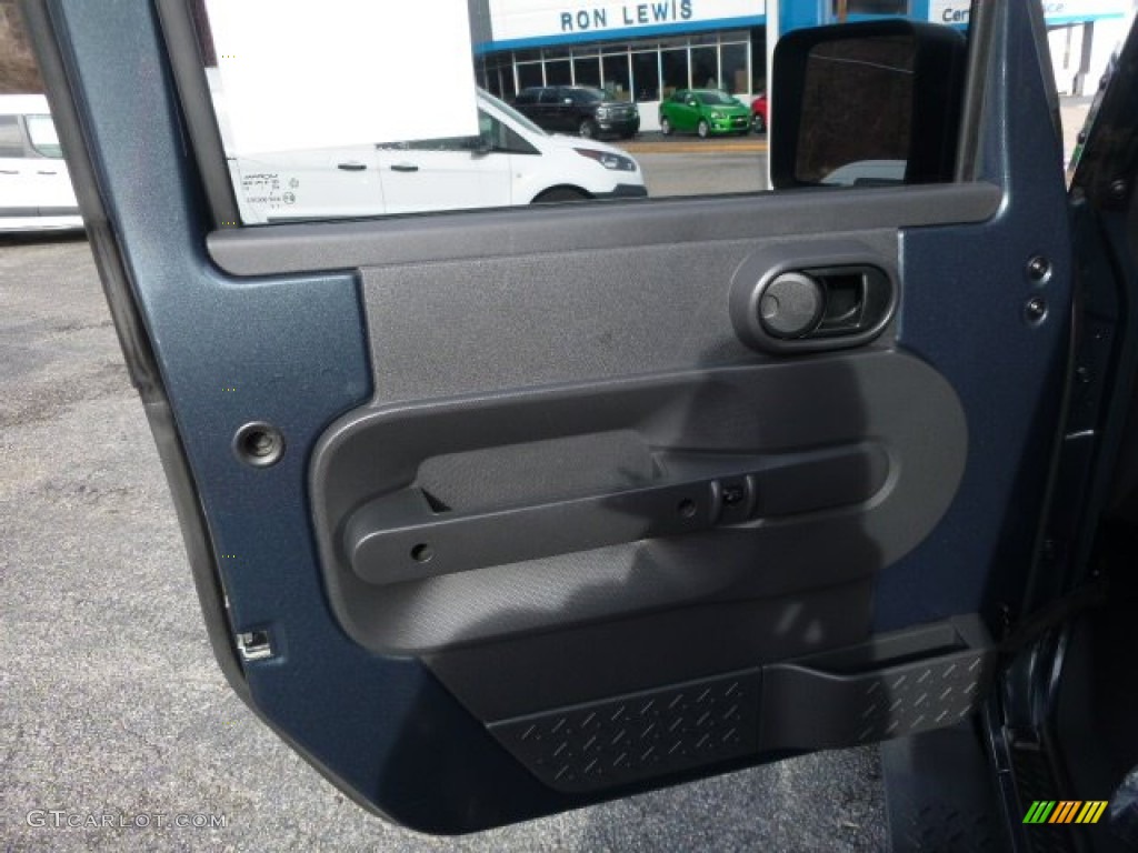 2007 Wrangler X 4x4 - Steel Blue Metallic / Dark Slate Gray/Medium Slate Gray photo #16