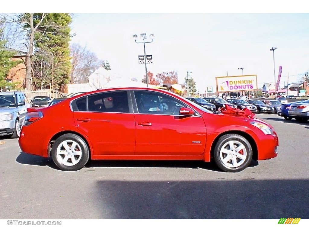 2009 Altima Hybrid - Red Brick Metallic / Charcoal photo #10
