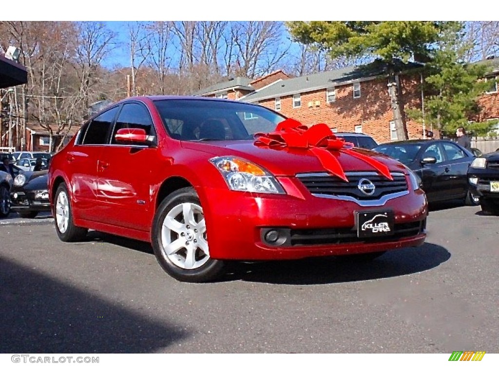 2009 Altima Hybrid - Red Brick Metallic / Charcoal photo #11