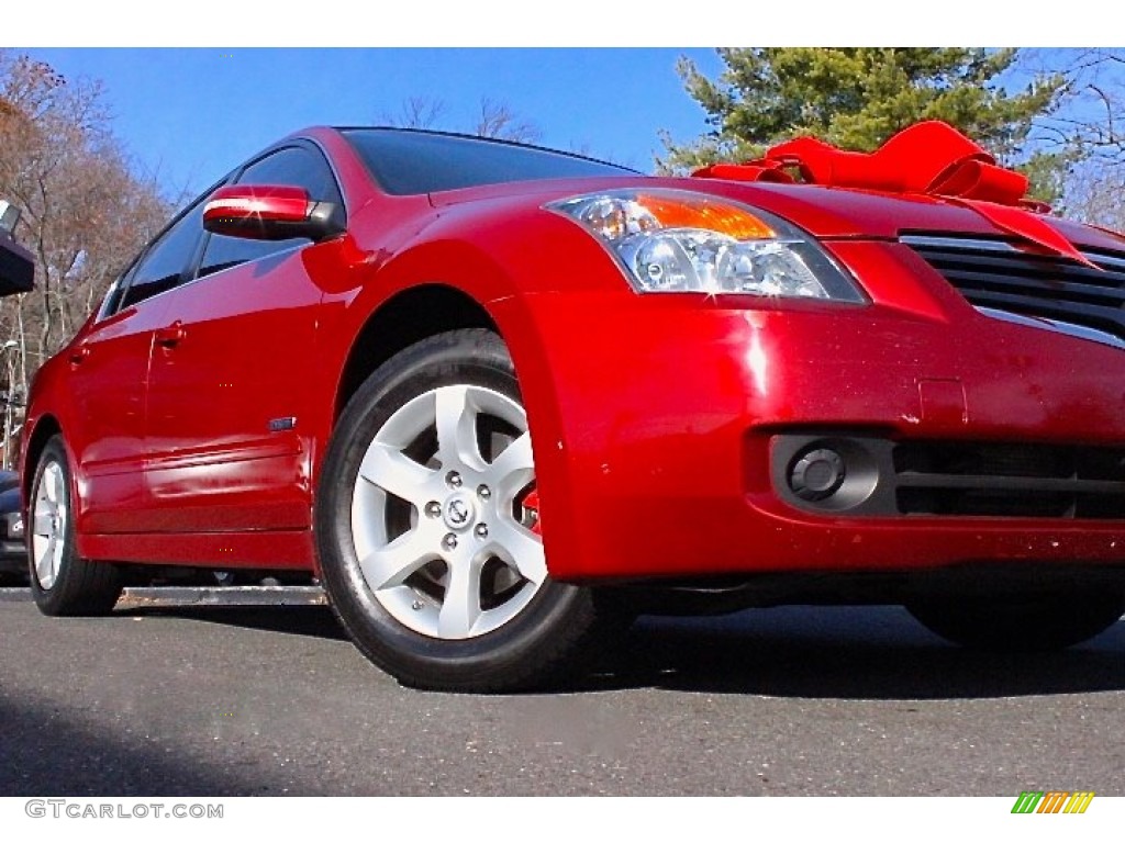 2009 Altima Hybrid - Red Brick Metallic / Charcoal photo #12