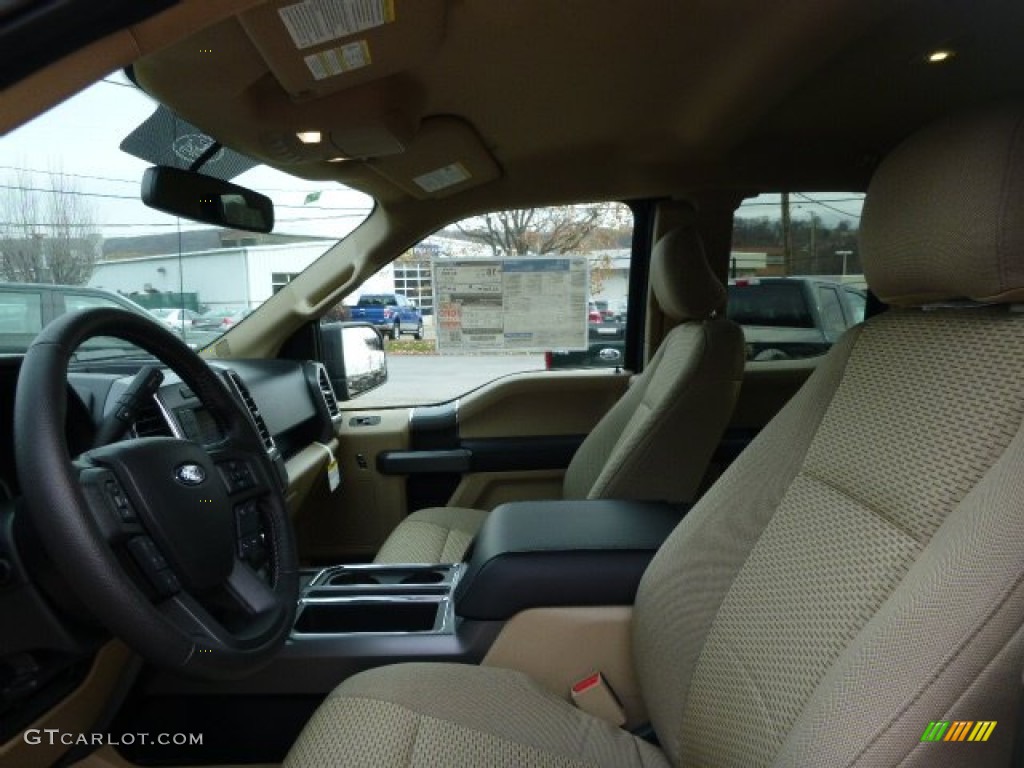 2016 F150 XLT SuperCab 4x4 - Shadow Black / Medium Light Camel photo #10