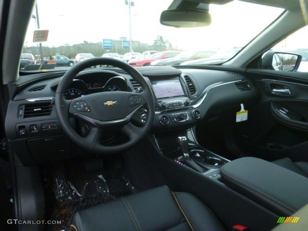 Jet Black Interior 2016 Chevrolet Impala LTZ Photo #109022057