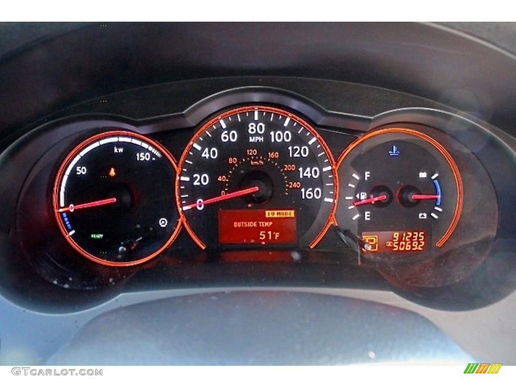 2009 Altima Hybrid - Red Brick Metallic / Charcoal photo #43