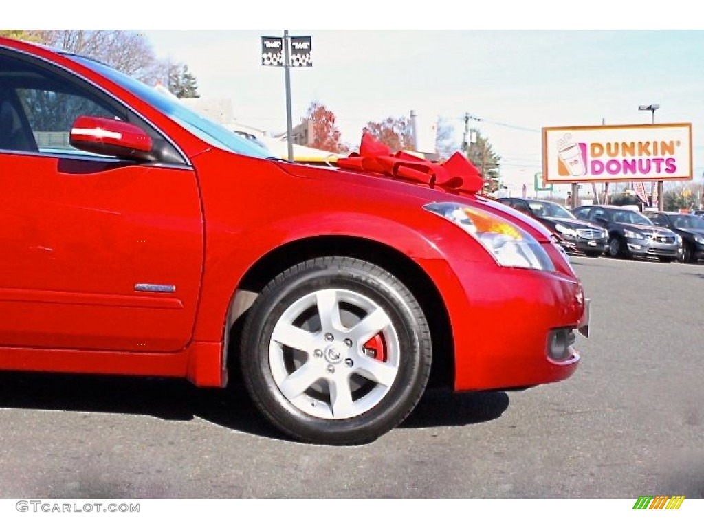 2009 Altima Hybrid - Red Brick Metallic / Charcoal photo #44