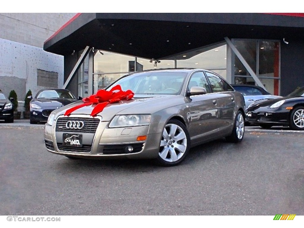 2005 A6 4.2 quattro Sedan - Dakar Beige Metallic / Beige photo #3