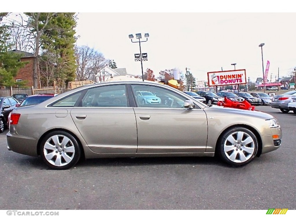 2005 A6 4.2 quattro Sedan - Dakar Beige Metallic / Beige photo #10