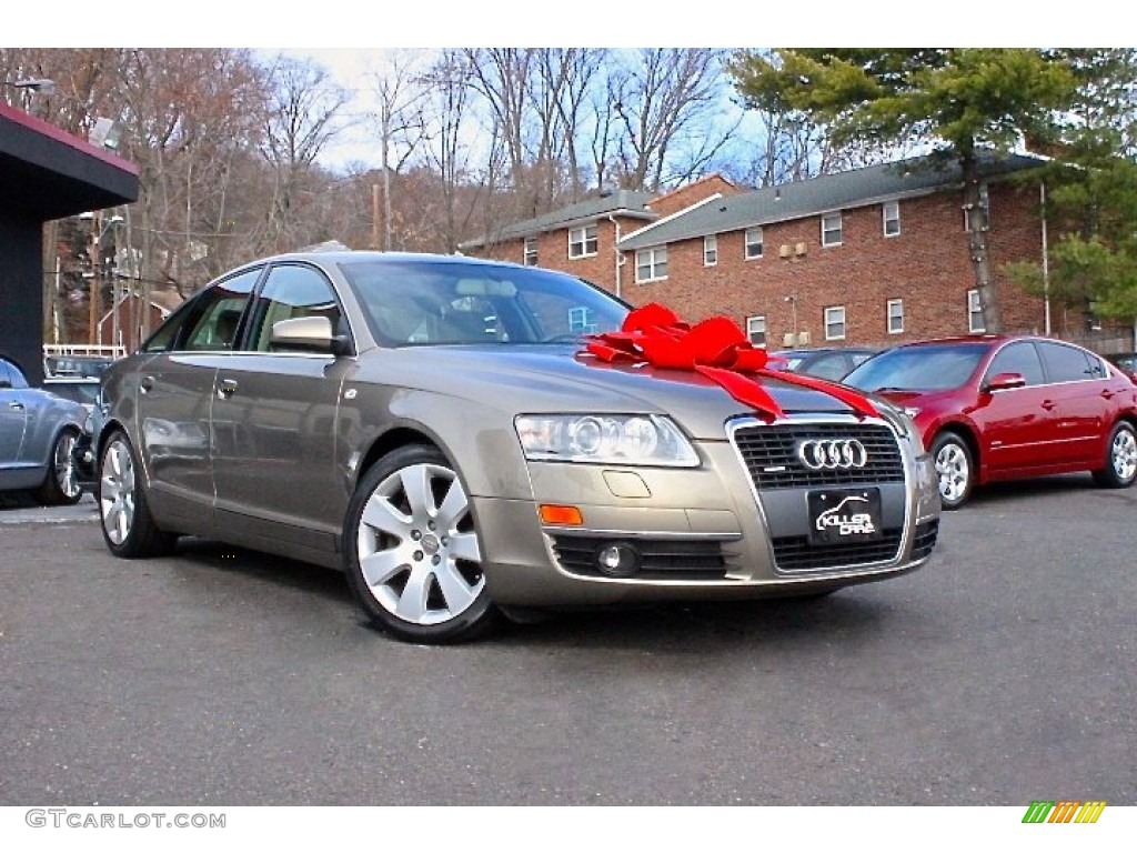 2005 A6 4.2 quattro Sedan - Dakar Beige Metallic / Beige photo #11