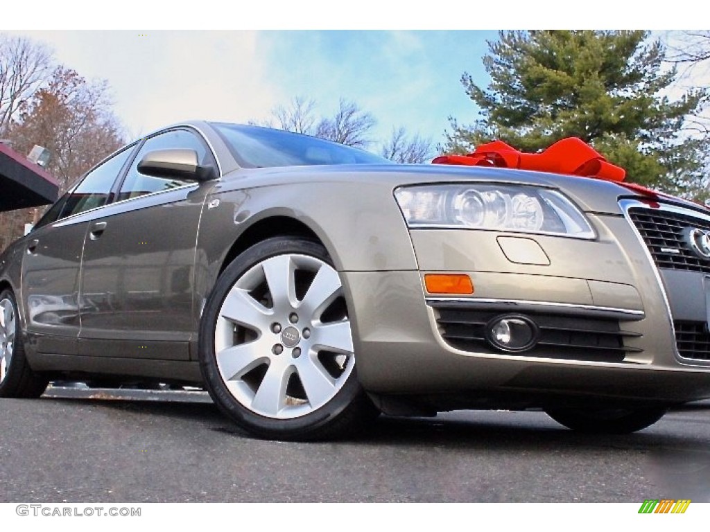 2005 A6 4.2 quattro Sedan - Dakar Beige Metallic / Beige photo #12