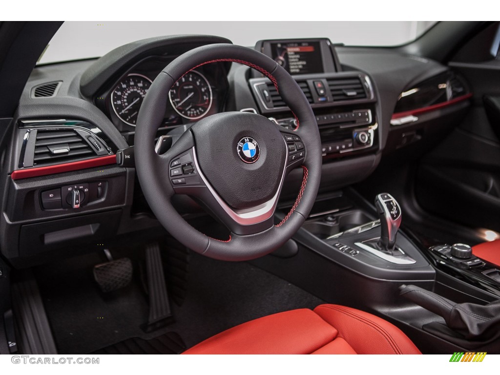 Coral Red Interior 2016 BMW 2 Series 228i Convertible Photo #109022744
