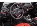 Coral Red 2016 BMW 2 Series 228i Convertible Interior Color