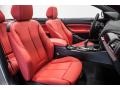 Coral Red Front Seat Photo for 2016 BMW 2 Series #109022810
