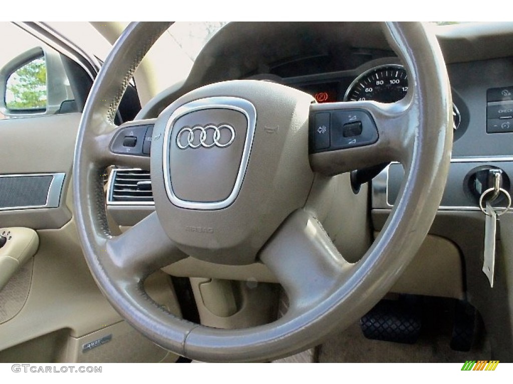 2005 A6 4.2 quattro Sedan - Dakar Beige Metallic / Beige photo #25