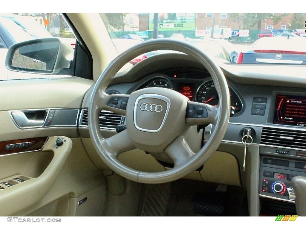 2005 A6 4.2 quattro Sedan - Dakar Beige Metallic / Beige photo #42