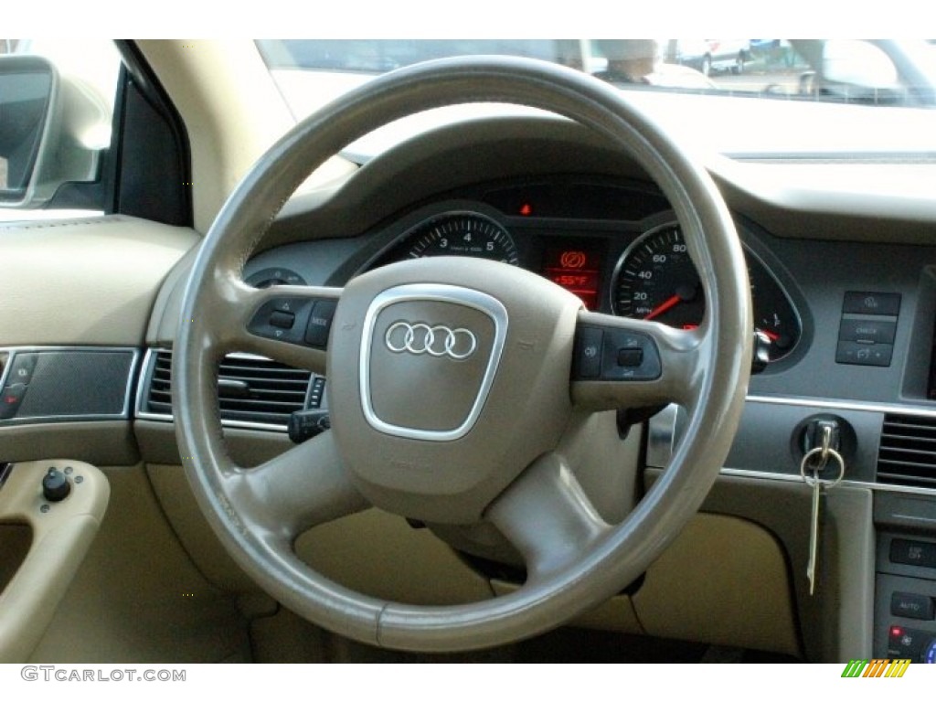 2005 A6 4.2 quattro Sedan - Dakar Beige Metallic / Beige photo #43