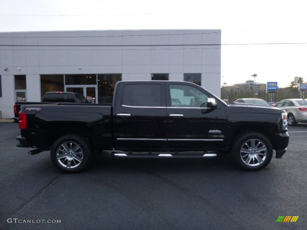 2016 Silverado 1500 High Country Crew Cab 4x4 - Black / High Country Saddle photo #4