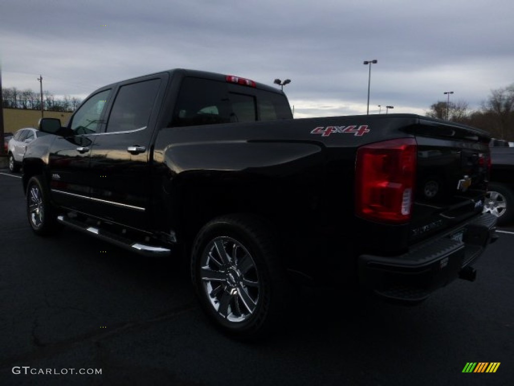 2016 Silverado 1500 High Country Crew Cab 4x4 - Black / High Country Saddle photo #7