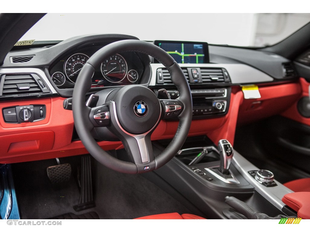 Coral Red Interior 2016 BMW 4 Series 435i Coupe Photo #109023572