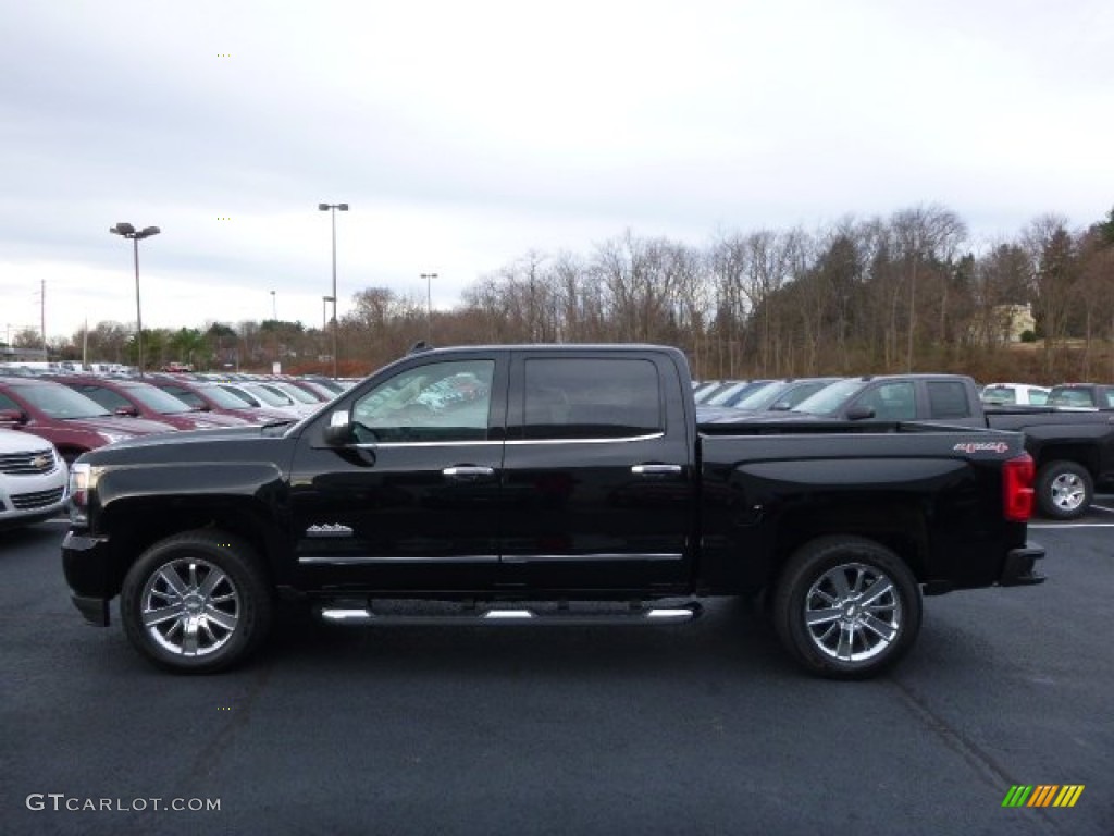 2016 Silverado 1500 High Country Crew Cab 4x4 - Black / High Country Saddle photo #8