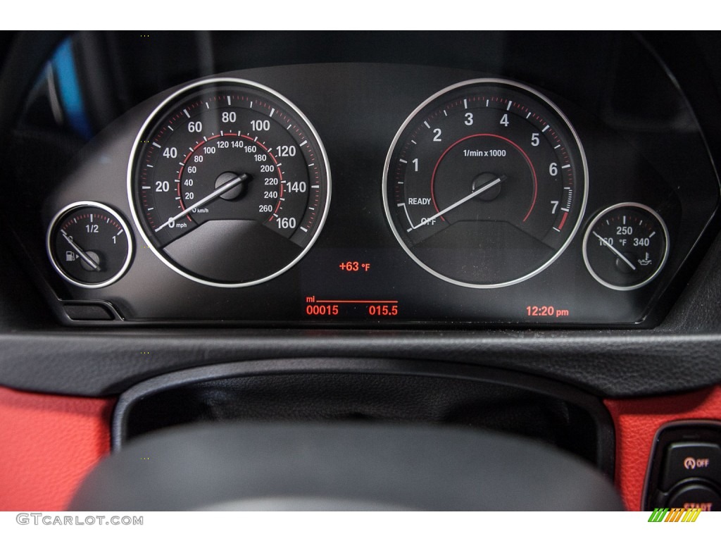 2016 BMW 4 Series 435i Coupe Gauges Photo #109023593