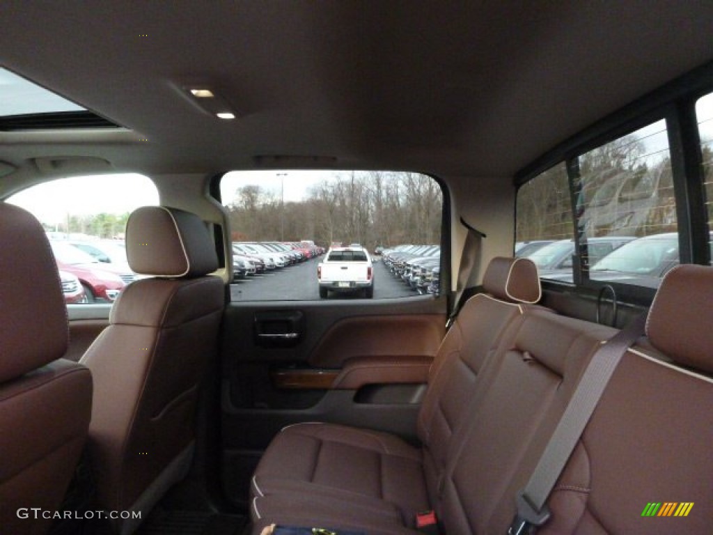 2016 Chevrolet Silverado 1500 High Country Crew Cab 4x4 Rear Seat Photo #109023626