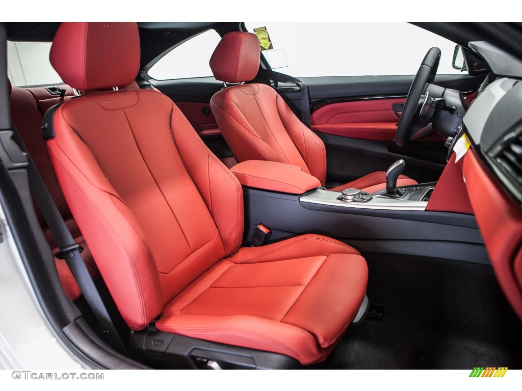 Coral Red Interior 2016 BMW 4 Series 435i Coupe Photo #109023635