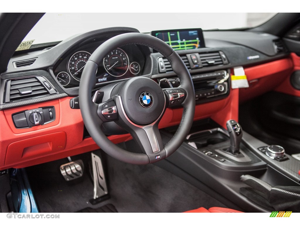 Coral Red Interior 2016 BMW 4 Series 435i Coupe Photo #109023806