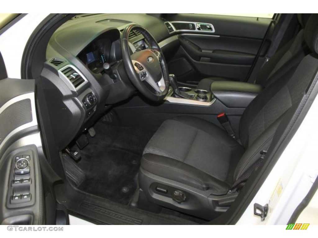 2012 Explorer XLT 4WD - White Suede / Charcoal Black photo #19