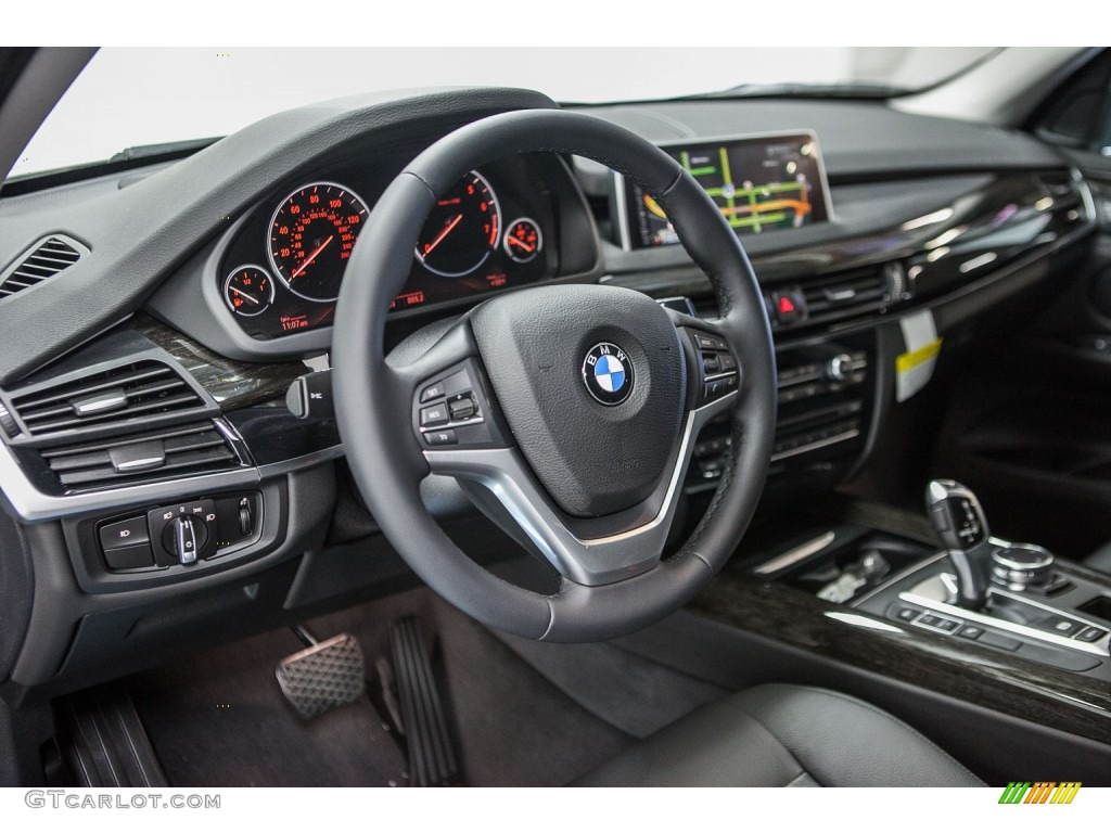 Black Interior 2016 BMW X5 sDrive35i Photo #109024382