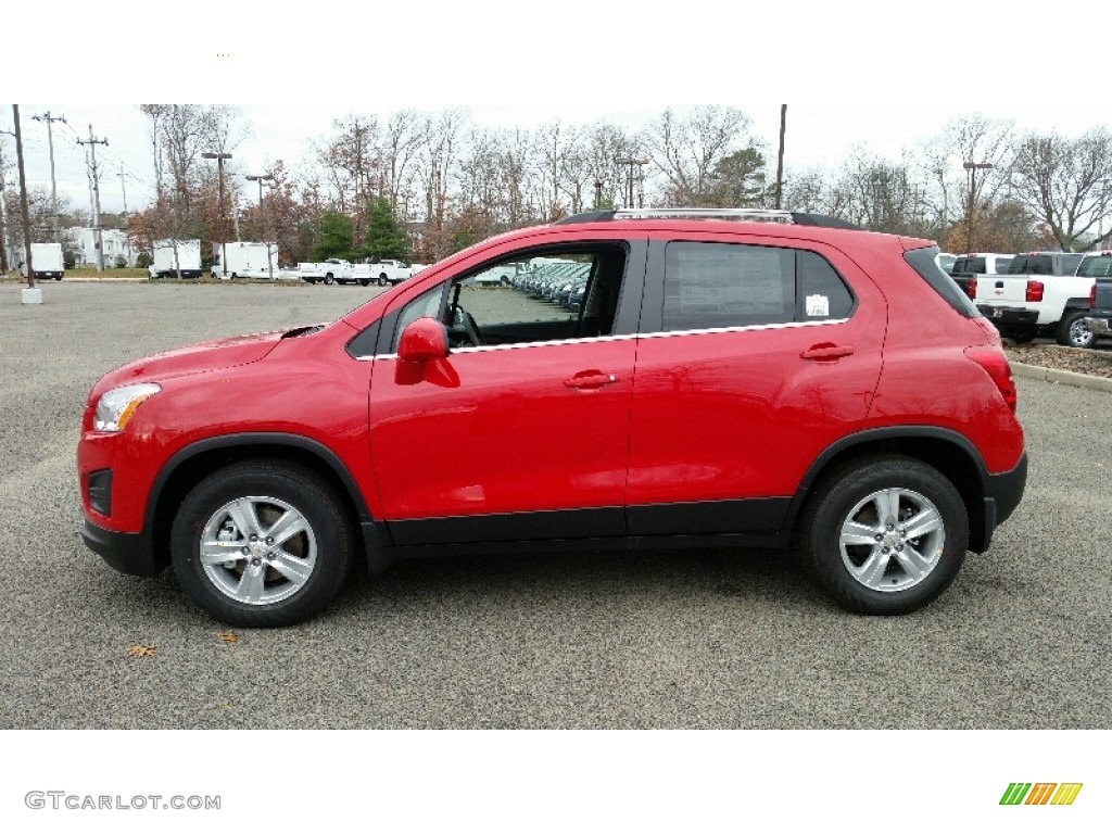 2016 Trax LT AWD - Blaze Red / Jet Black photo #3